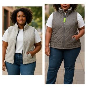 #2840 NWT FREE COUNTRY FREE CYCLE Reversible Vest